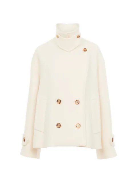Chloé double-breasted high-neck coat