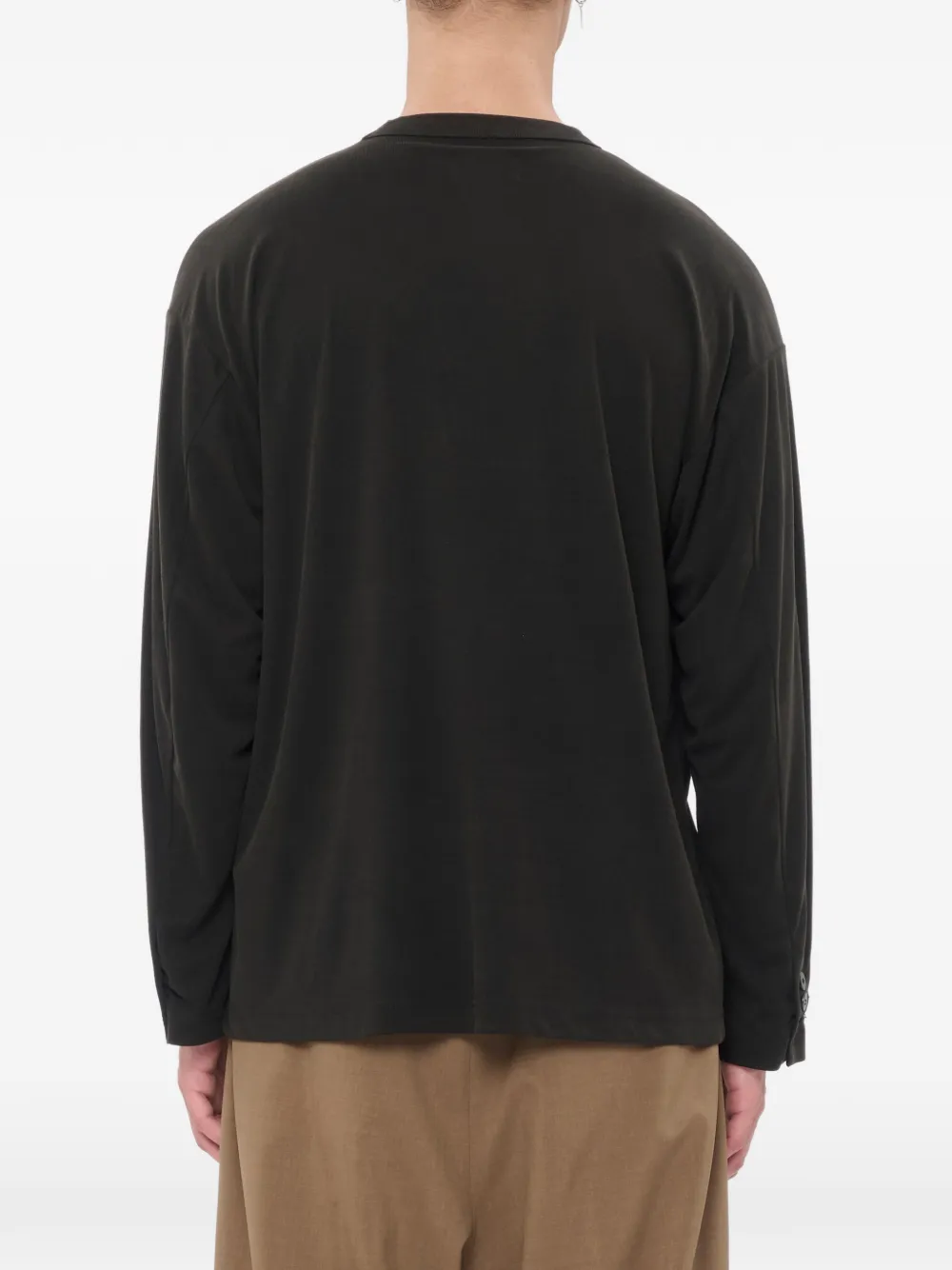 Magliano x 247 Liquid Sera T-shirt met knopen en zak Grijs