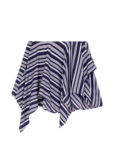 IRO Utalia asymmetric striped short skirt