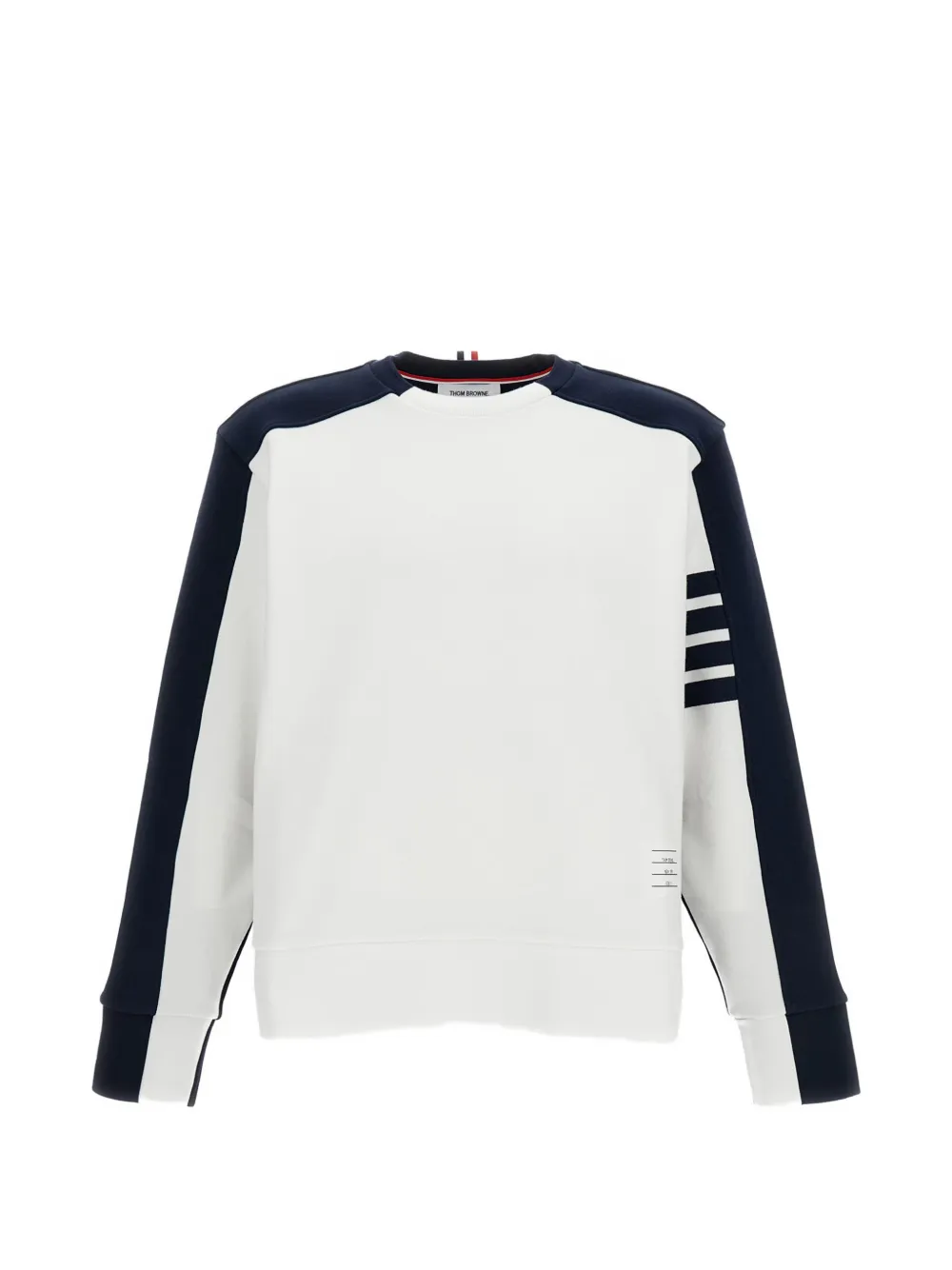 Thom Browne 4-Bar stripe sweatshirt - White