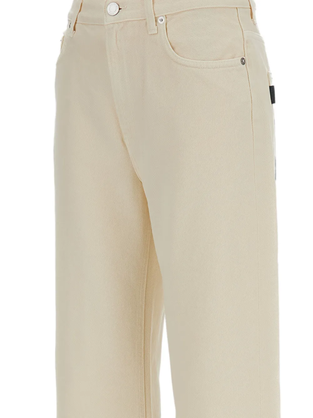 Haikure Jeans met wijde pijpen Beige