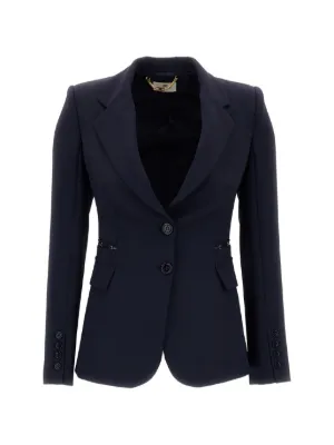 Max Mara パッチポケット ジャケット | ブルー | FARFETCH JP