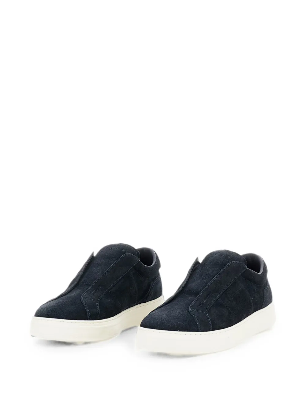 Hogan H-TV slip-on leather sneakers Blauw