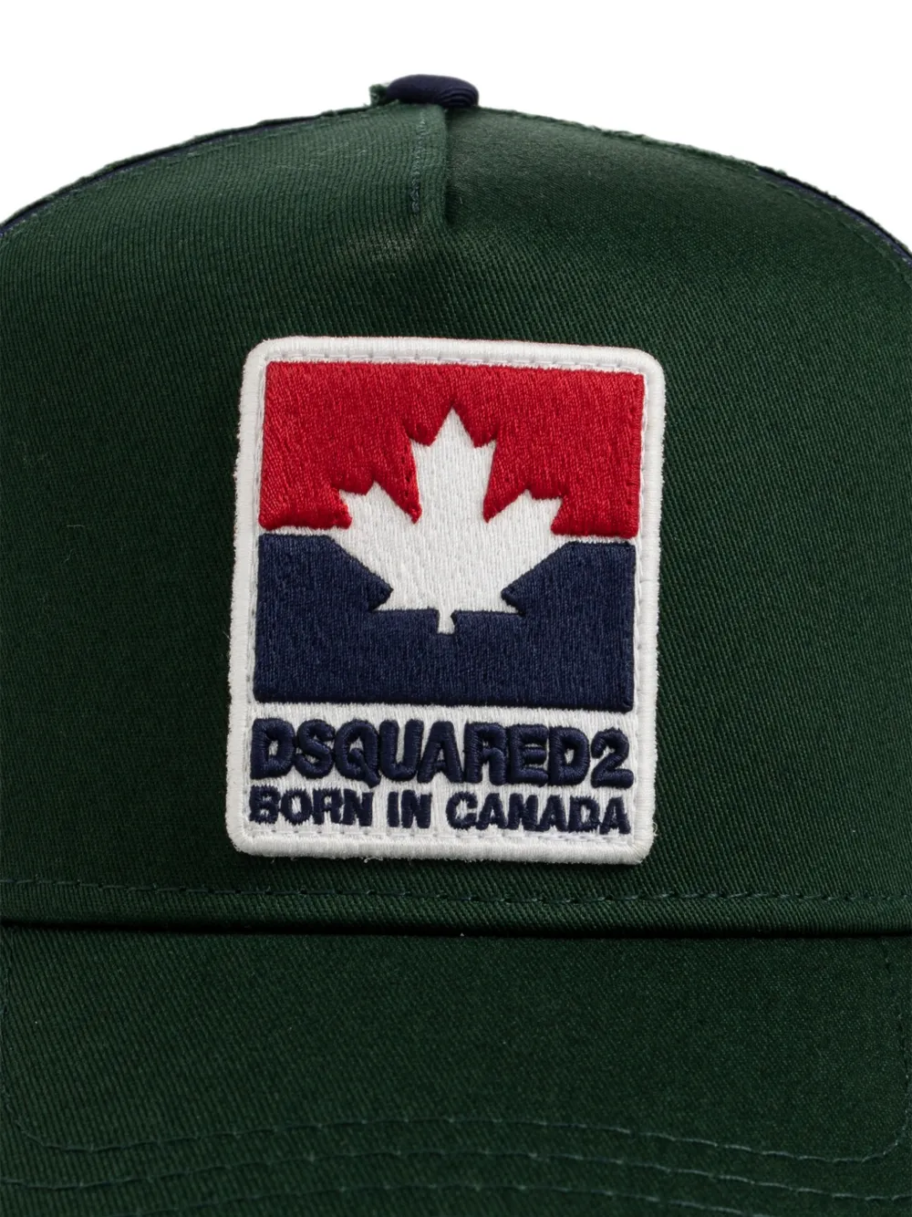 DSQUARED2 Honkbalpet met logopatch Groen