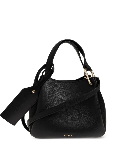 Furla mini Nuvola grained leather tote bag