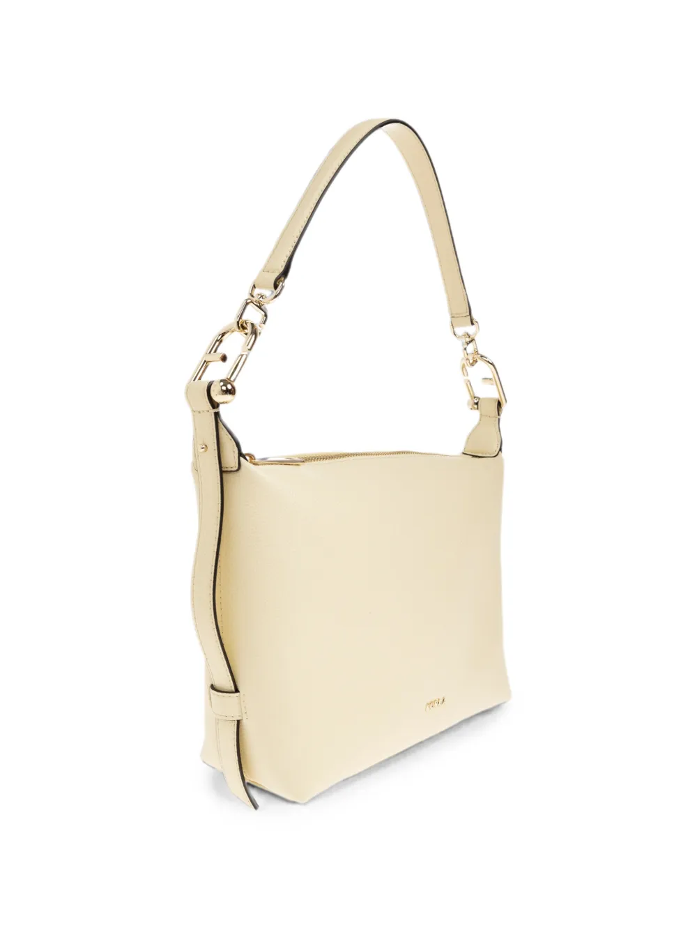 Furla Tonie leren mini-shopper Geel