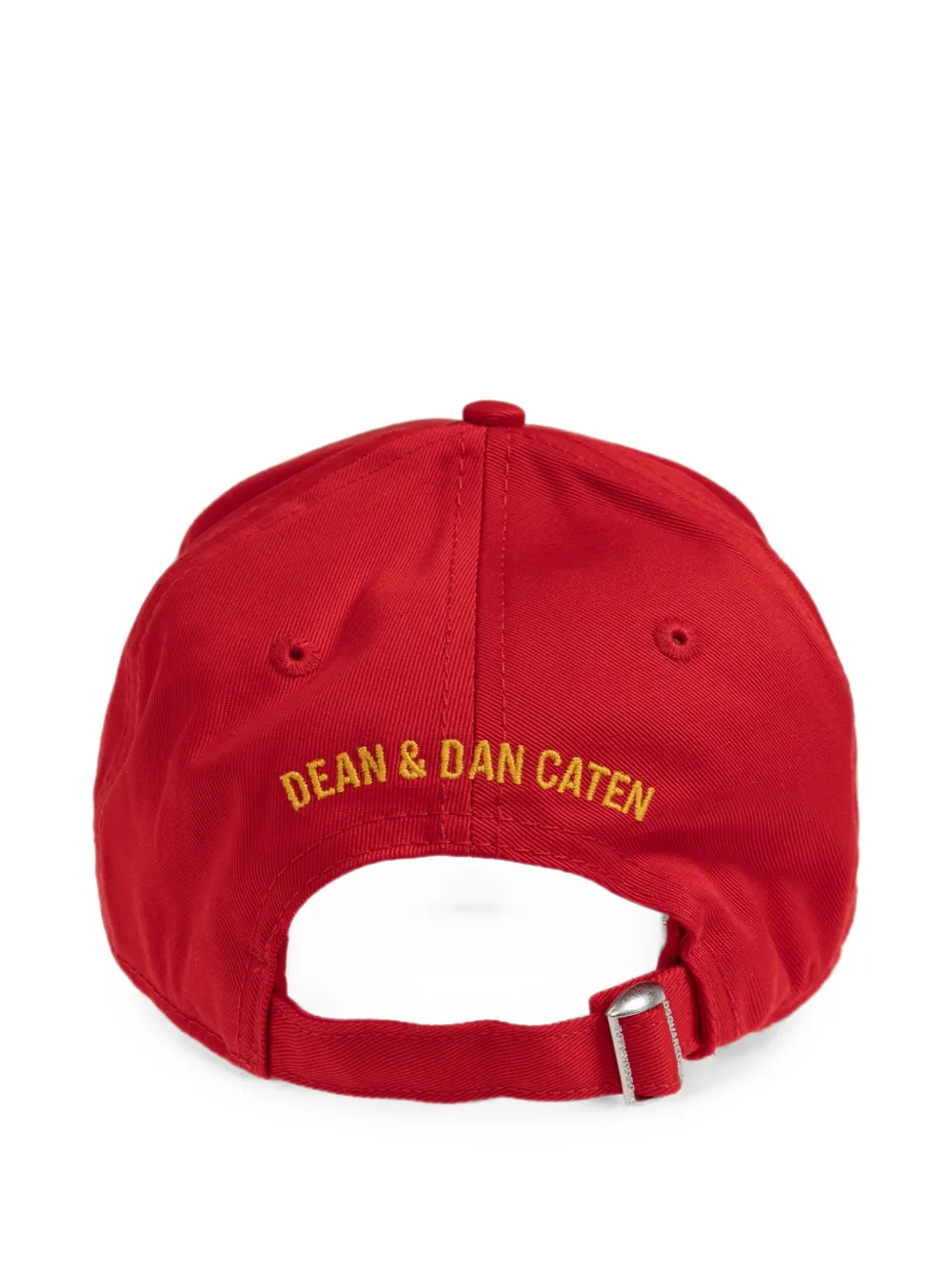DSQUARED2 Honkbalpet met logopatch Rood