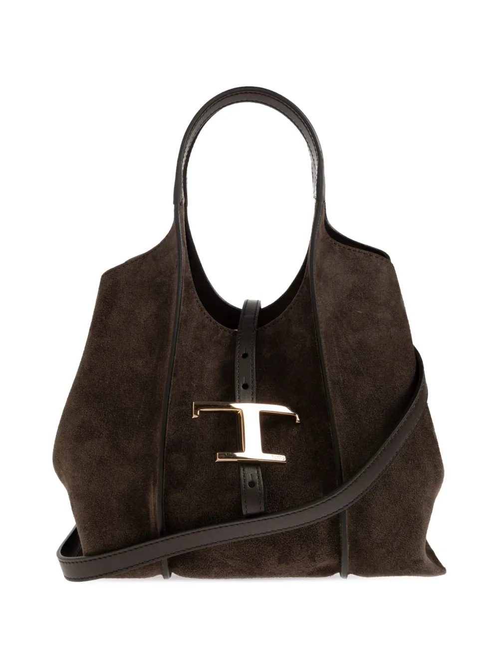 Tod's T Timeless leather tote bag - Braun