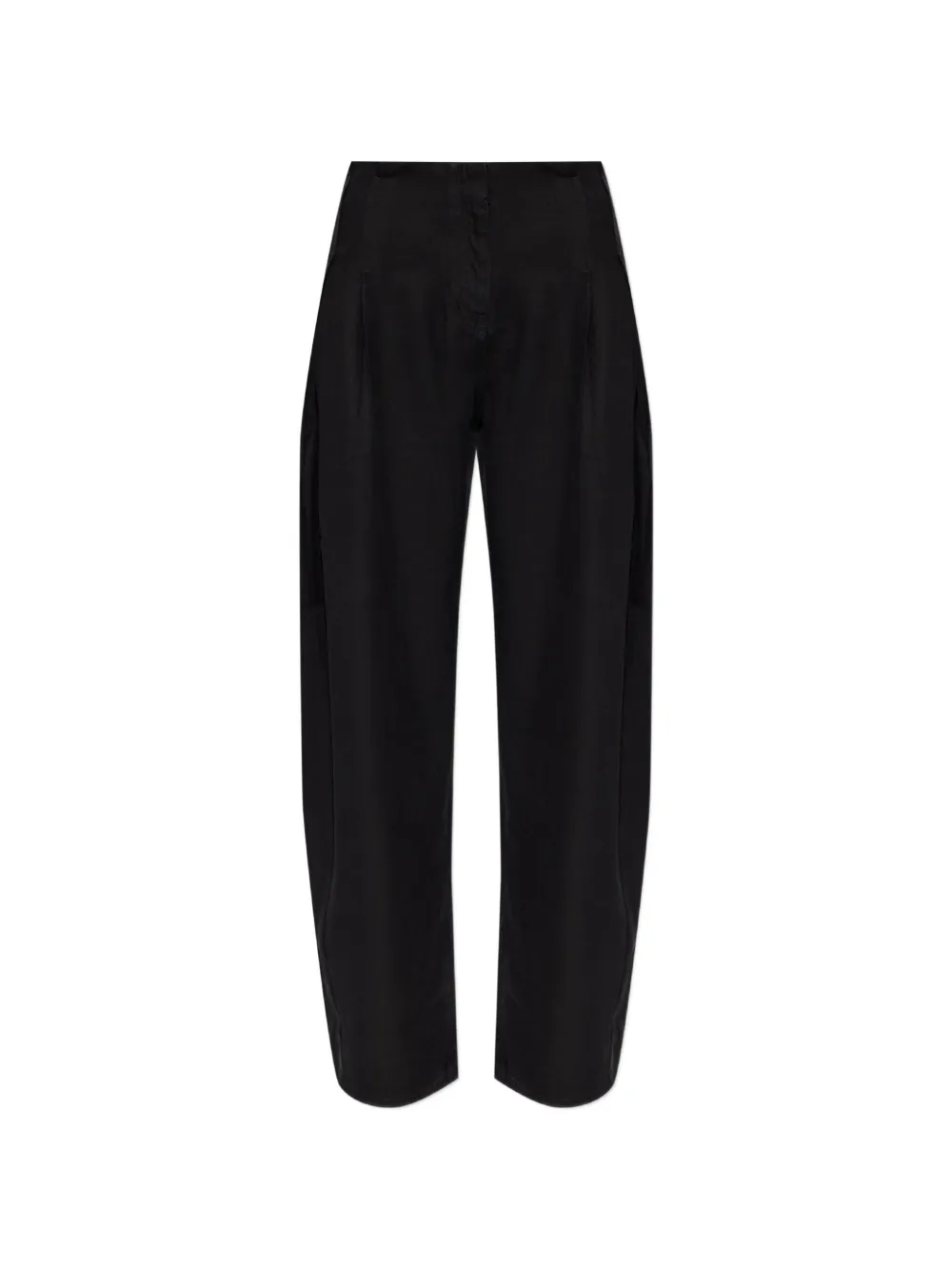 IRO pleated-detail wide-leg trousers - Nero