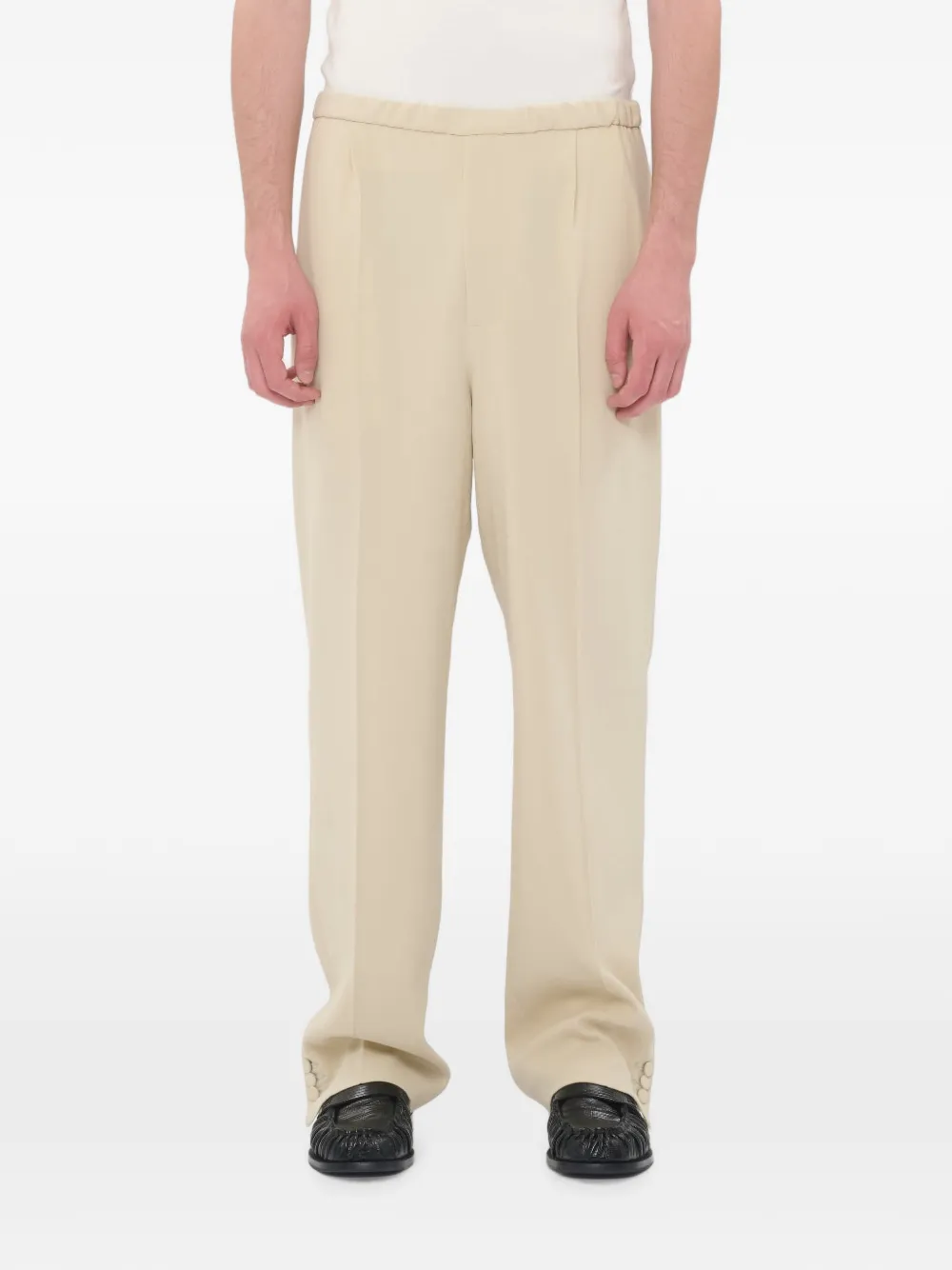 Magliano x 247 Panta Boxer pleated button-cuff trousers - Toni neutri
