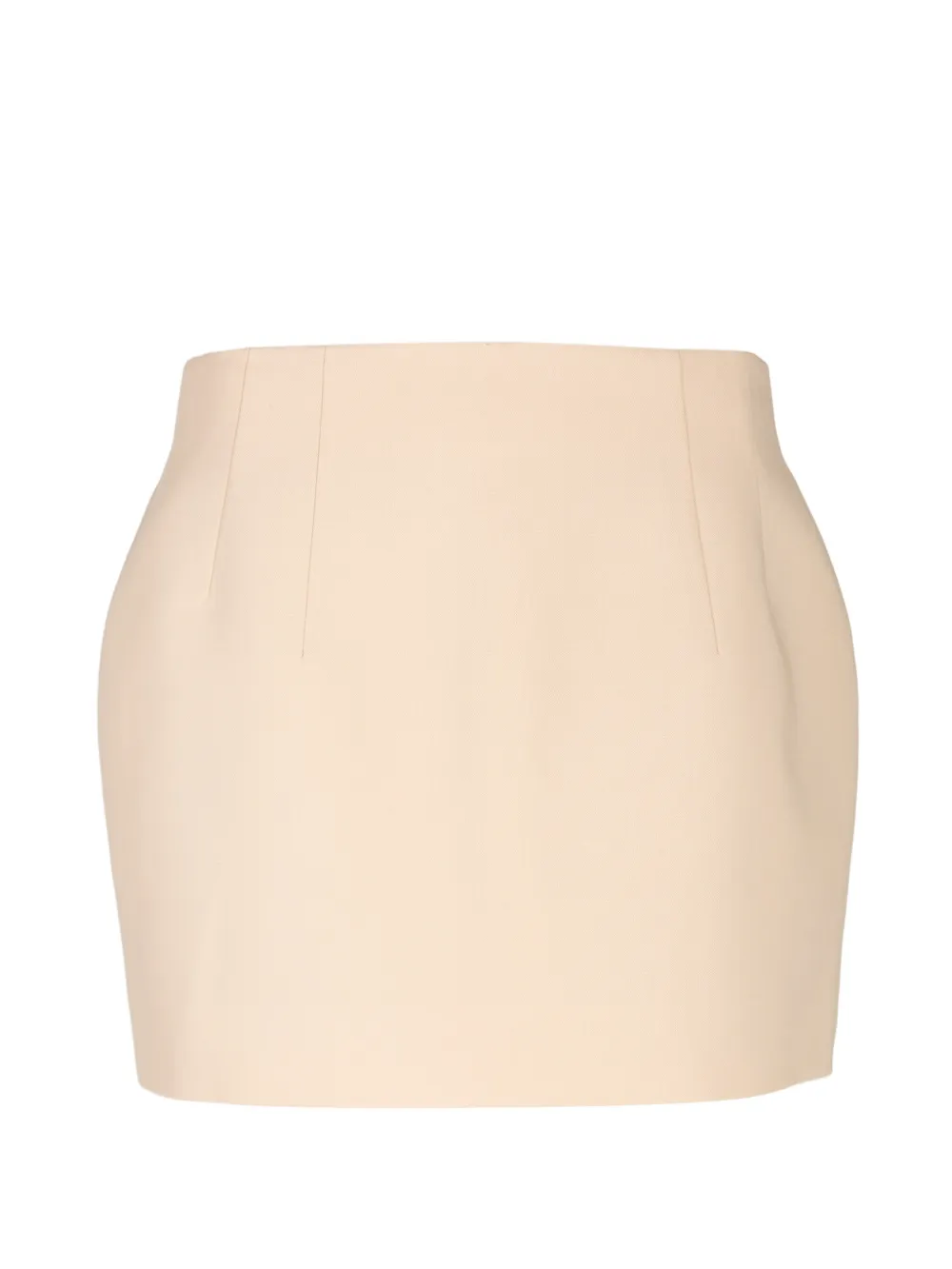 WARDROBE.NYC dart-detail mini skirt - Nude