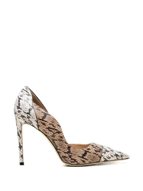 Brigitte snake-effect pumps