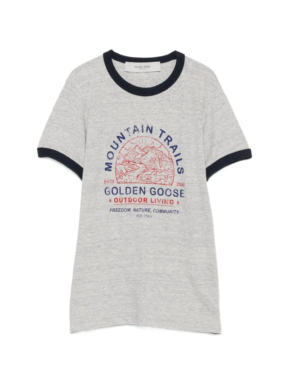Golden Goose crew neck short-sleeve T-shirt - Grau