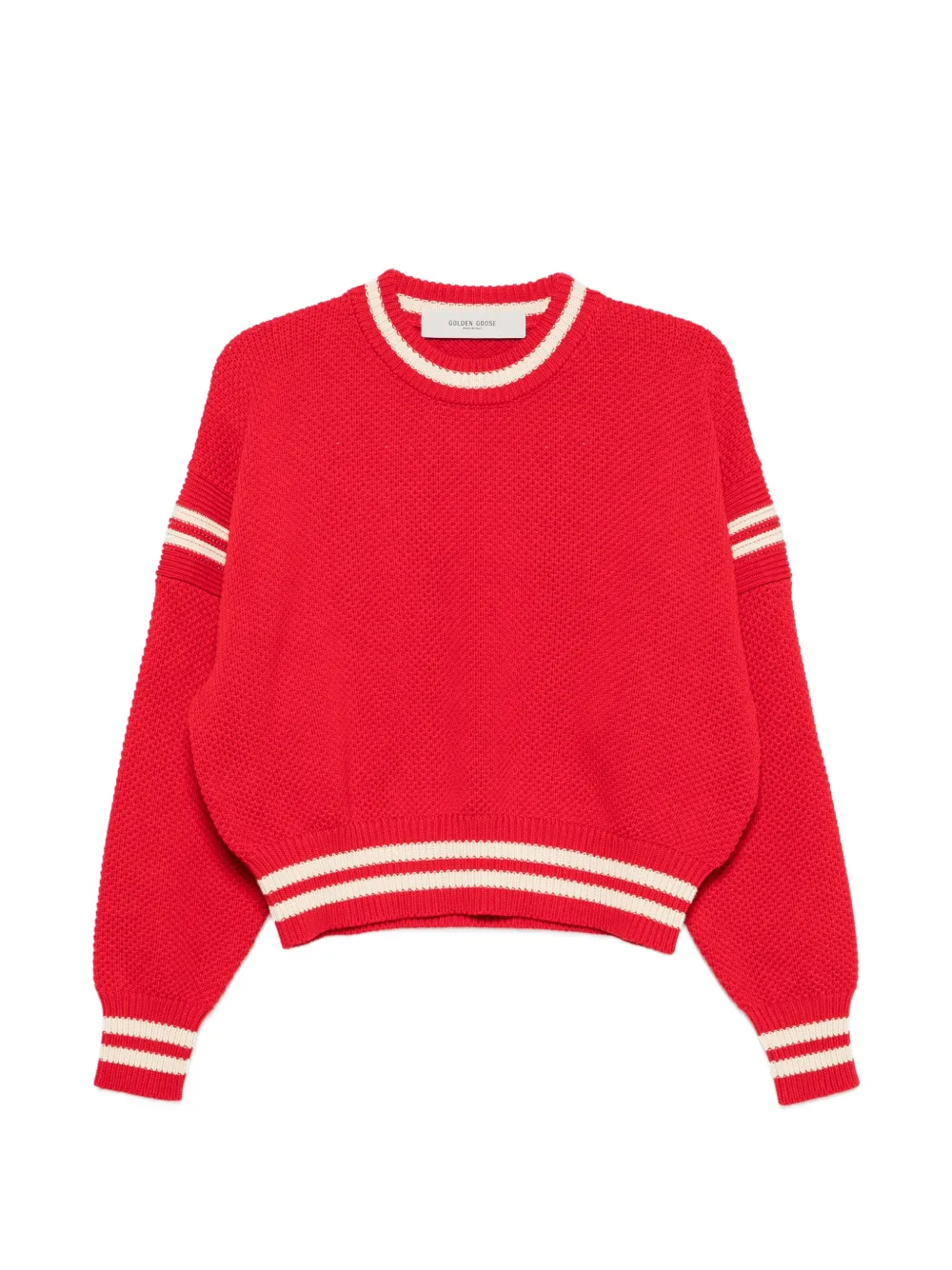 Golden Goose long-sleeve round-neck sweater - Rot