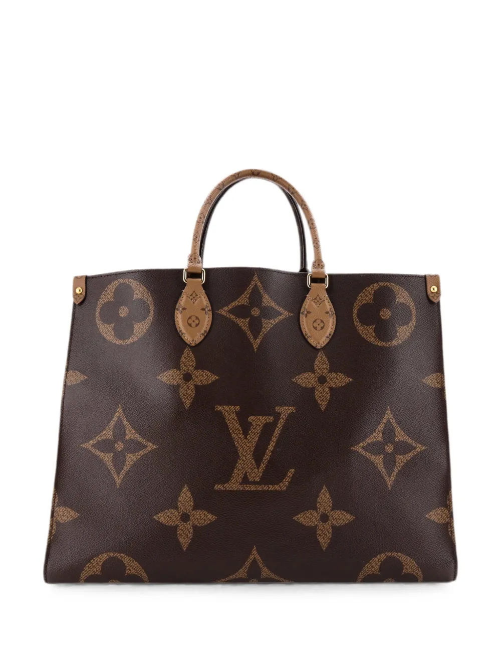 Louis Vuitton Pre-Owned Borsa tote OnTheGo Reverse Monogram Giant GM - Marrone