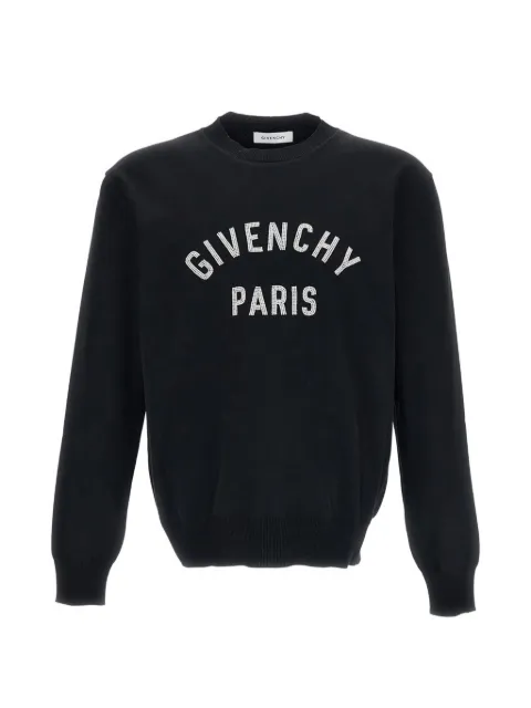 Givenchy beaded logo-print sweater
