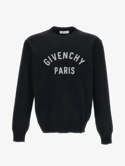 Givenchy beaded logo-print sweater