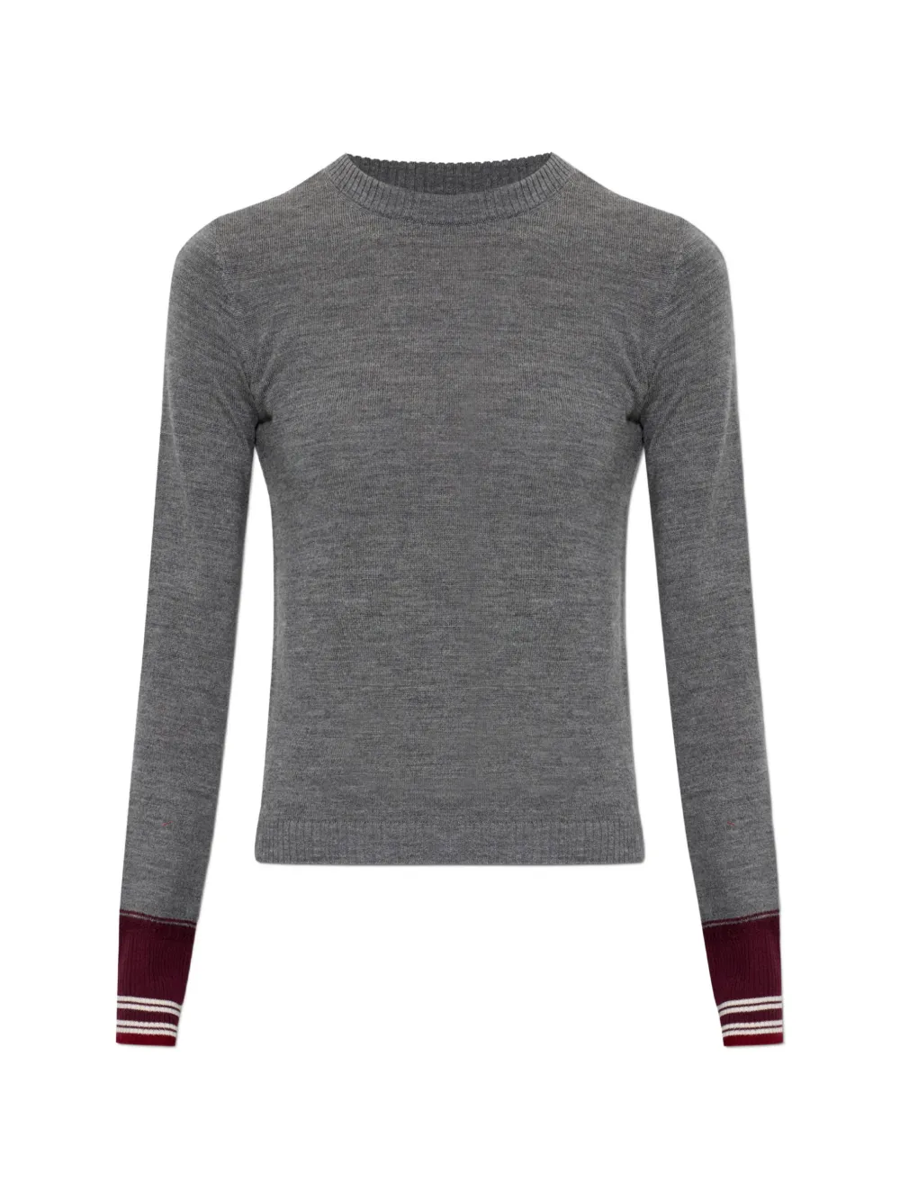 IRO Muse contrast-cuff sweater - Grigio