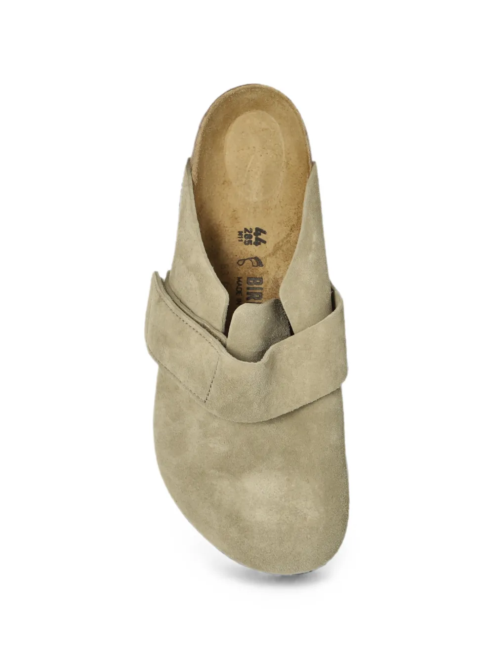 Birkenstock Loma suède muiltjes met klittenband Groen