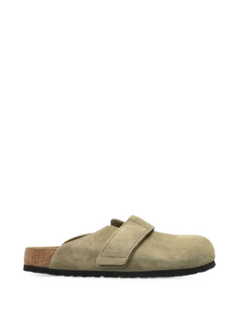 Birkenstock Loma touch-strap suede mules