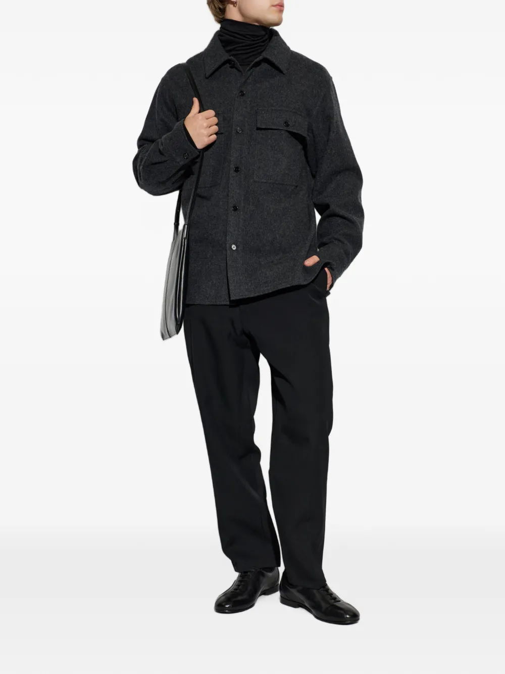 Jil Sander Coltrui met lange mouwen Zwart