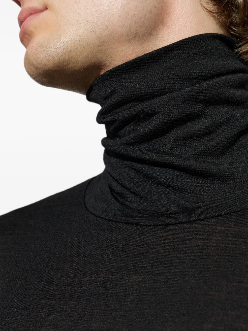 Jil Sander Coltrui met lange mouwen Zwart