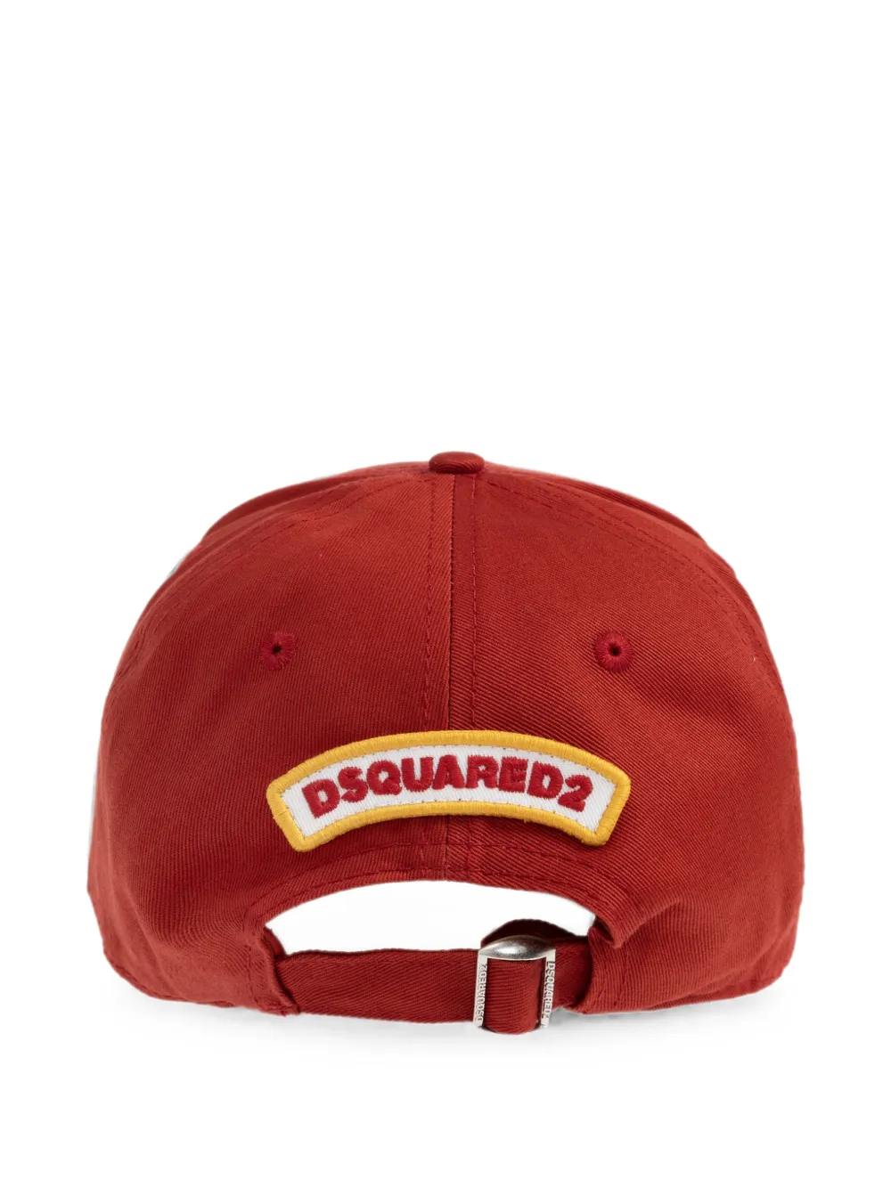 DSQUARED2 Honkbalpet met logopatch Rood