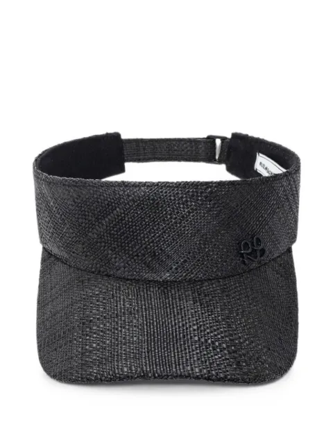 Ruslan Baginskiy monogram-embellished straw visor