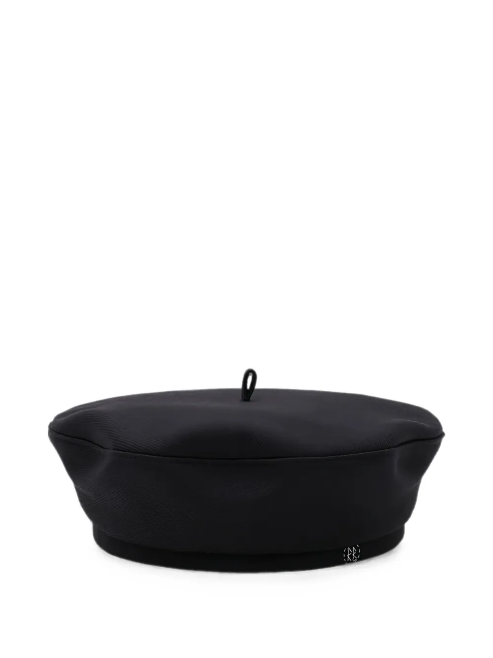 Ruslan Baginskiy Monogram-embellished Beret In Black