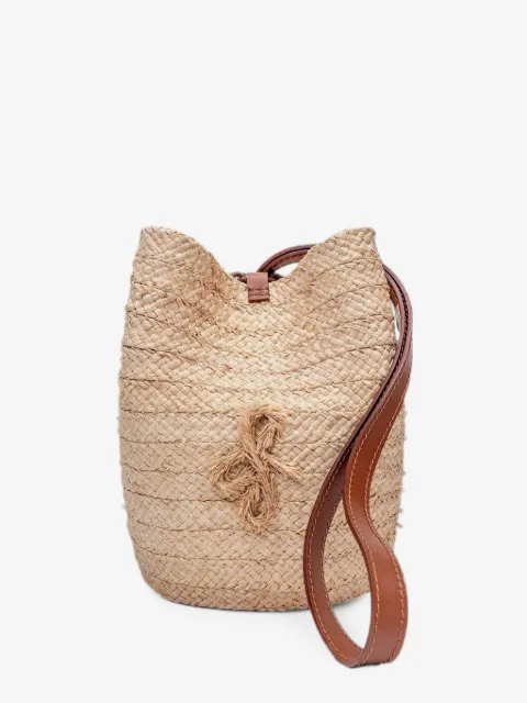 Ruslan Baginskiy woven-straw bucket bag