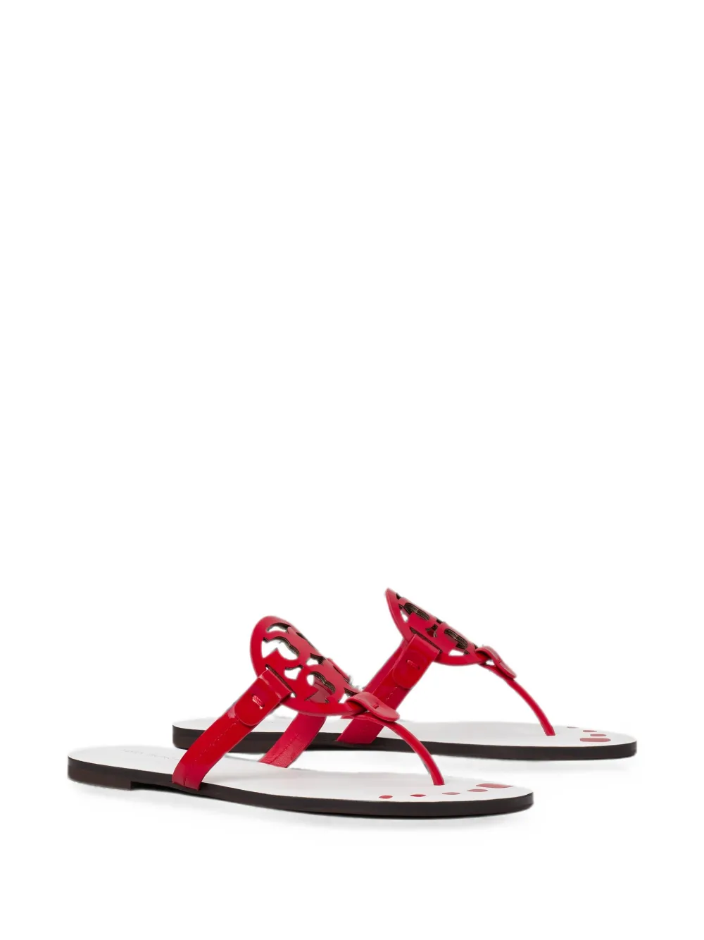 Tory Burch Miller flat sandals Rood
