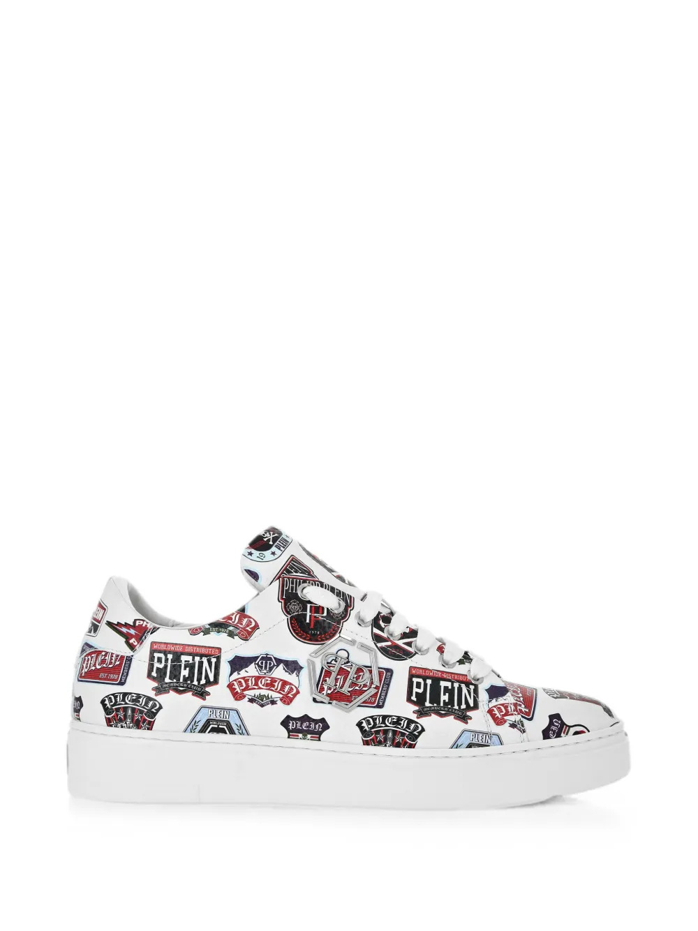 Philipp Plein Carson Patches sneakers Wit
