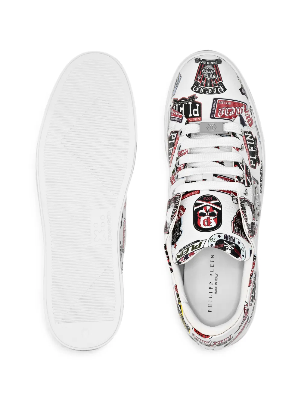 Philipp Plein Carson Patches sneakers Wit