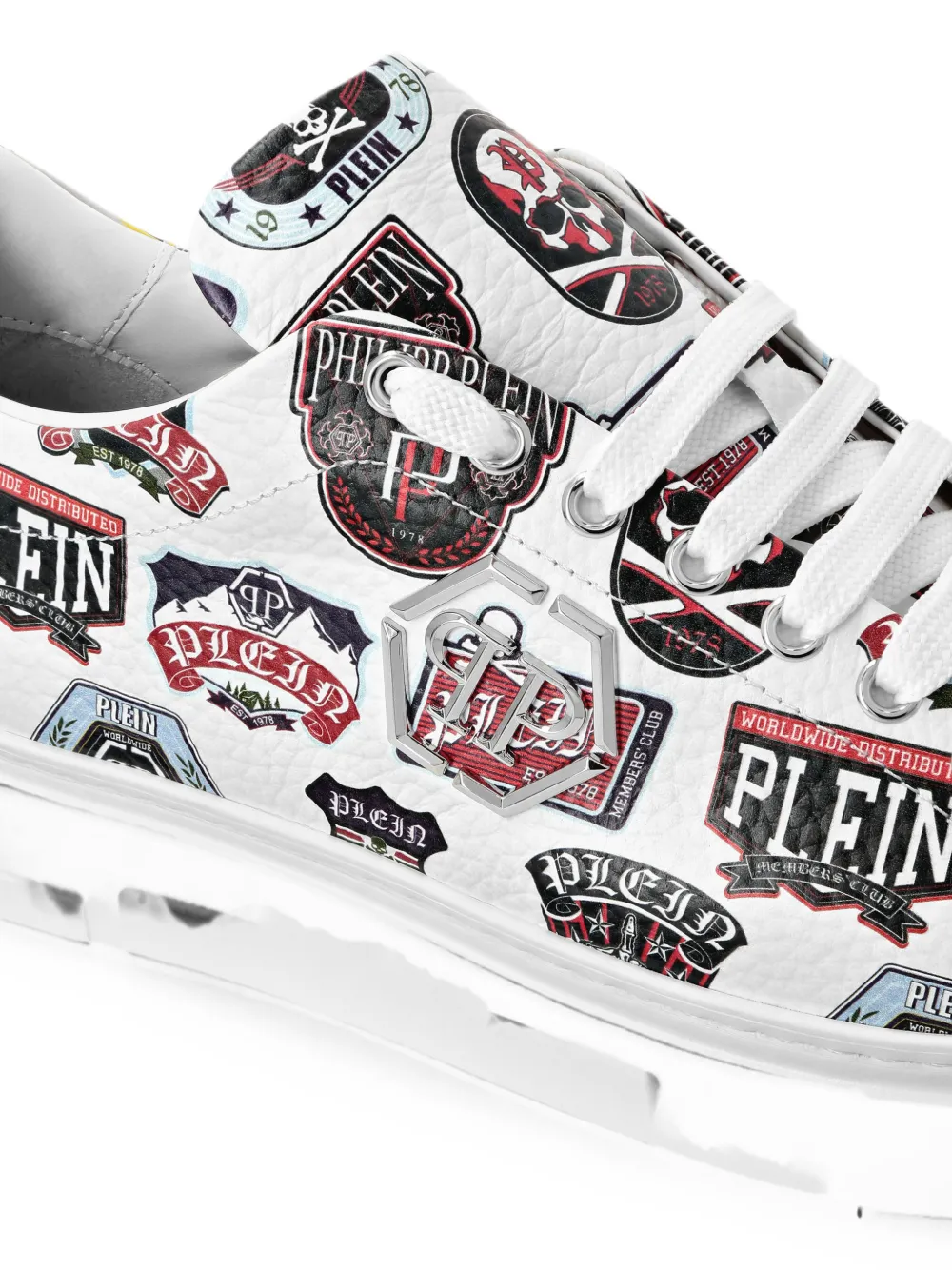 Philipp Plein Carson Patches sneakers Wit