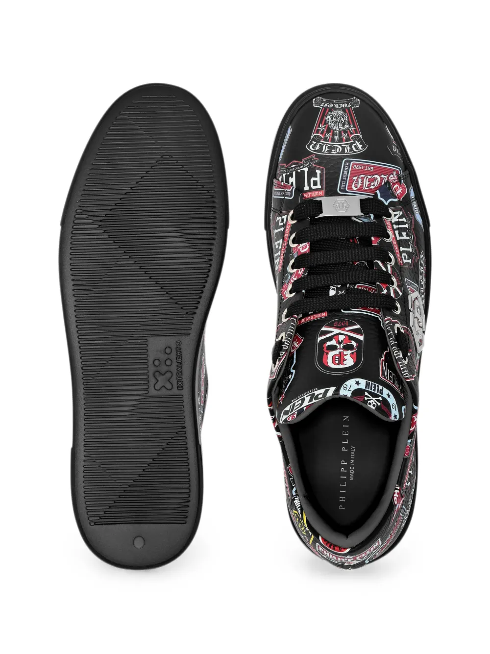 Philipp Plein Carson Patches sneakers Zwart