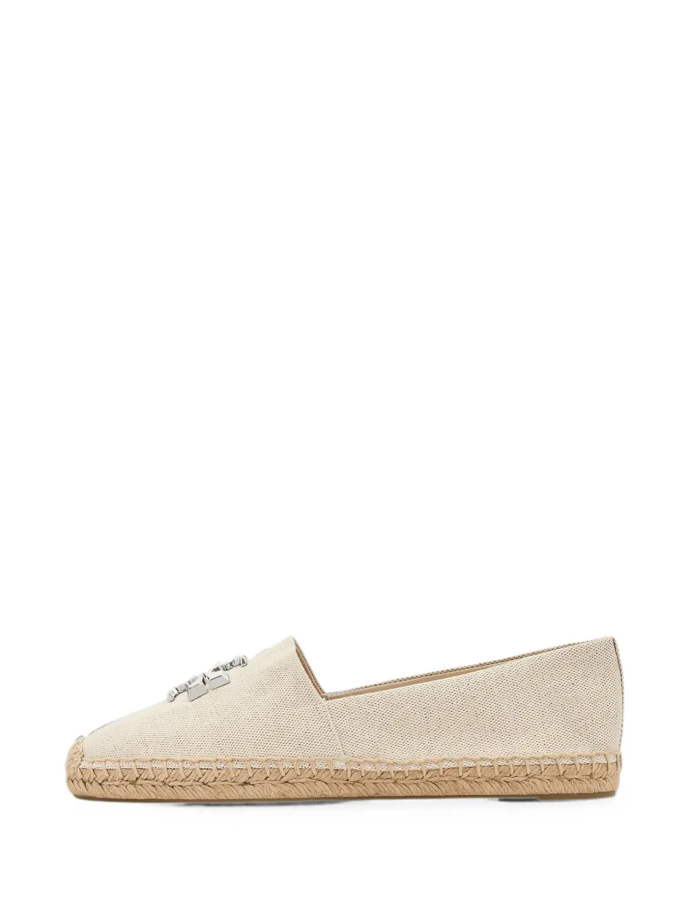 Tory Burch Eleanor logo-plaque espadrilles Beige