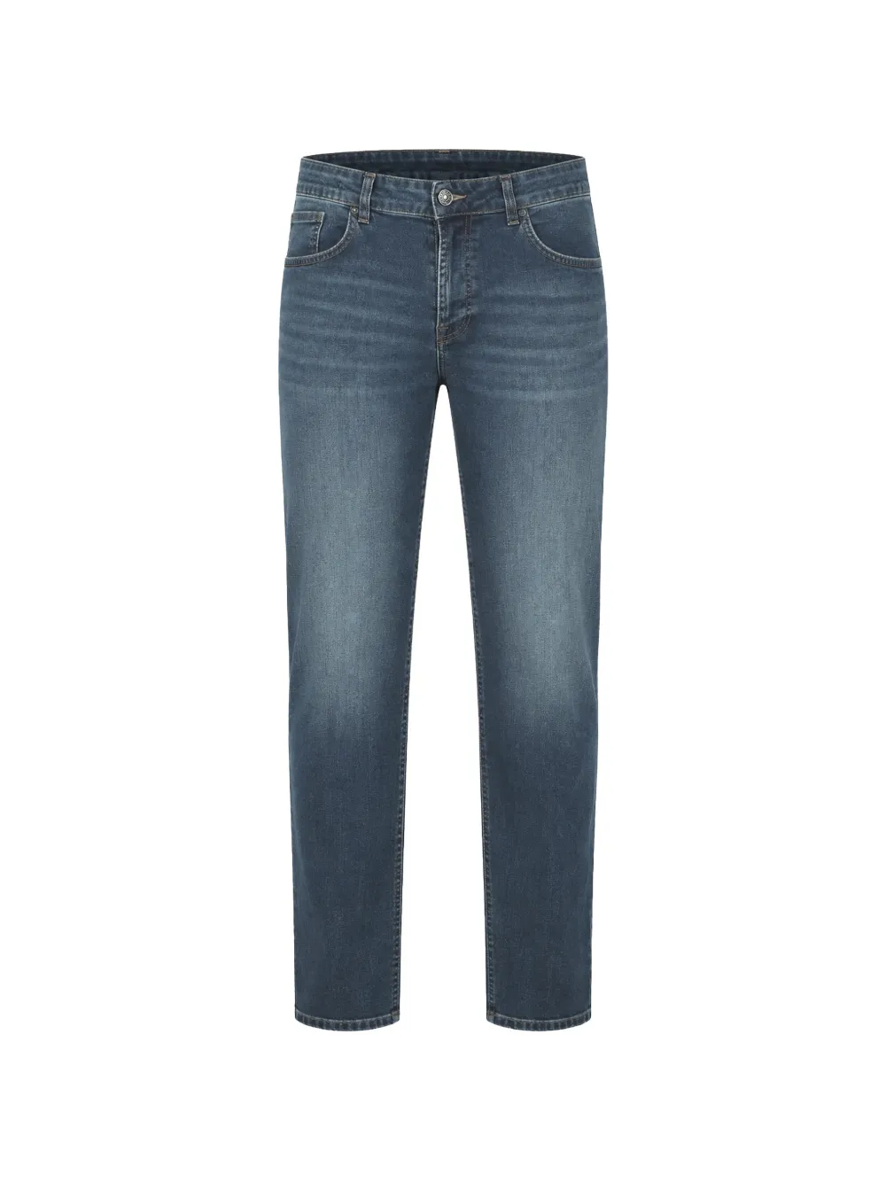 michael coal Capri faded denim jeans - Blu