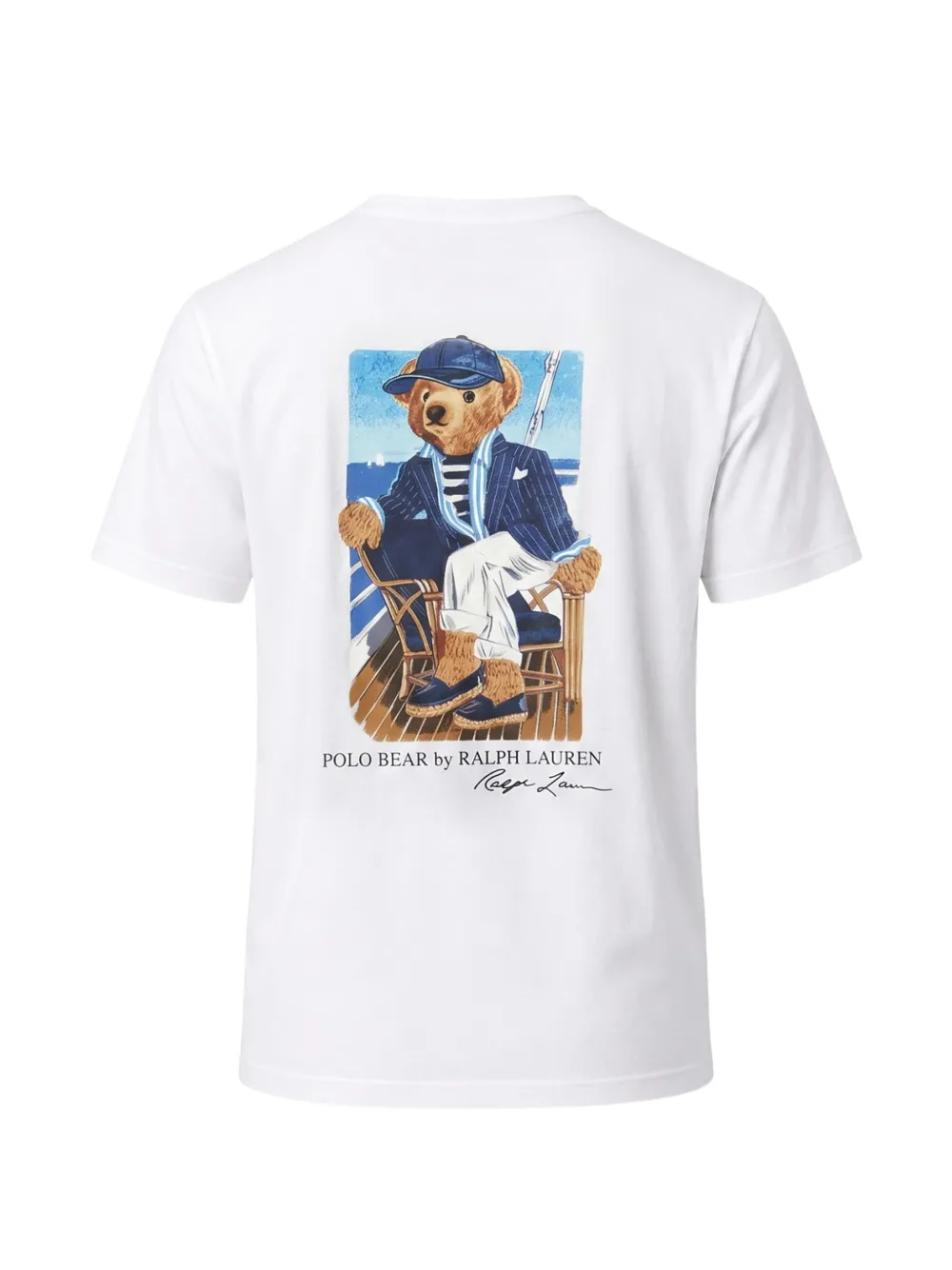 Polo Ralph Lauren Polo Bear T-shirt met opgestikte zak Wit