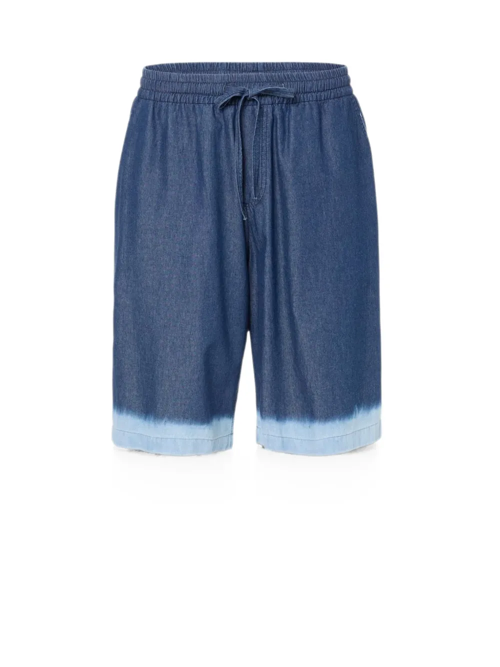 Iceberg Shorts met trekkoord en dip-dye print Blauw