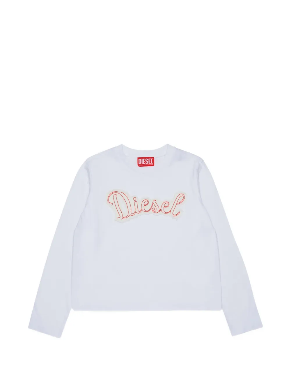 Diesel Kids long-sleeve T-shirt - Bianco