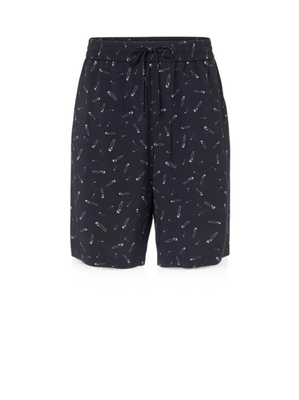 Iceberg Shorts met trekkoord en veiligheidsspeld Blauw