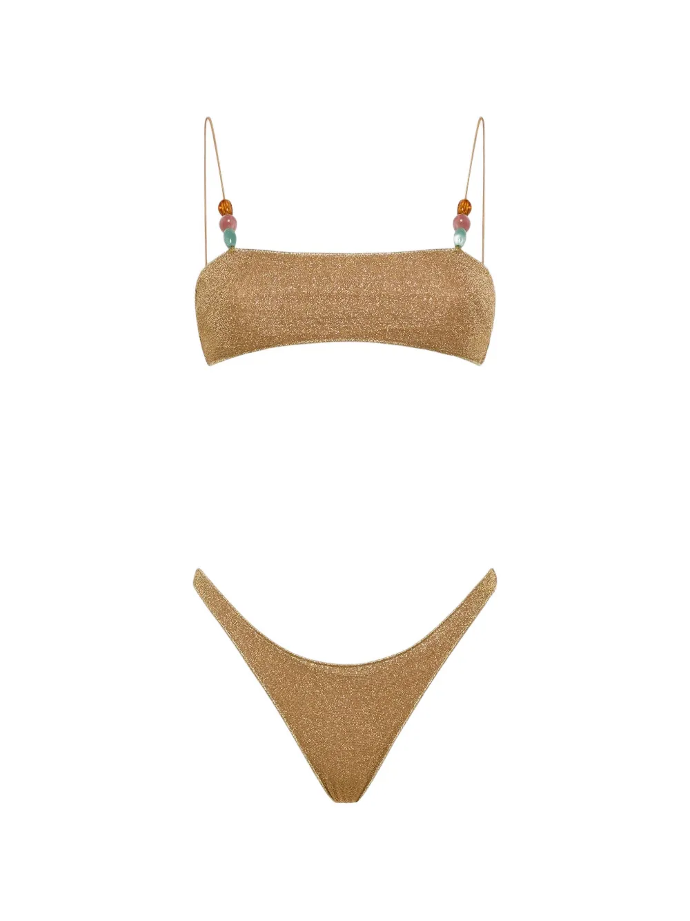 Oséree bead-embellished bikini - Gold