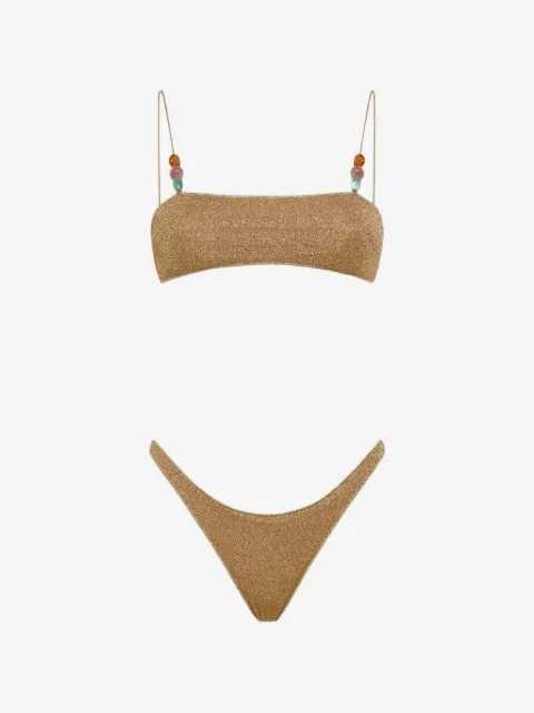 Oséree bead-embellished bikini