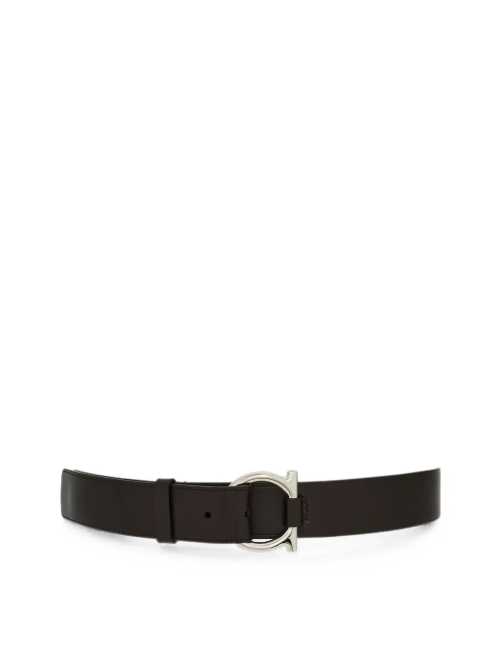 Ferragamo Riem met gancini-gesp Bruin