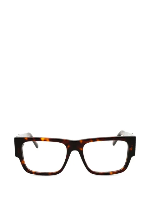 MCM Havana tortoiseshell-effect square-frame glasses