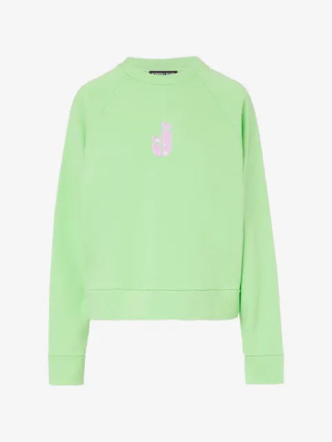 Iceberg sudadera con mangas raglán y parche del logo