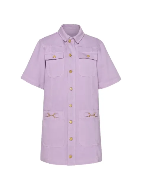 Ulla Johnson The Painters button-up short-sleeve mini dress