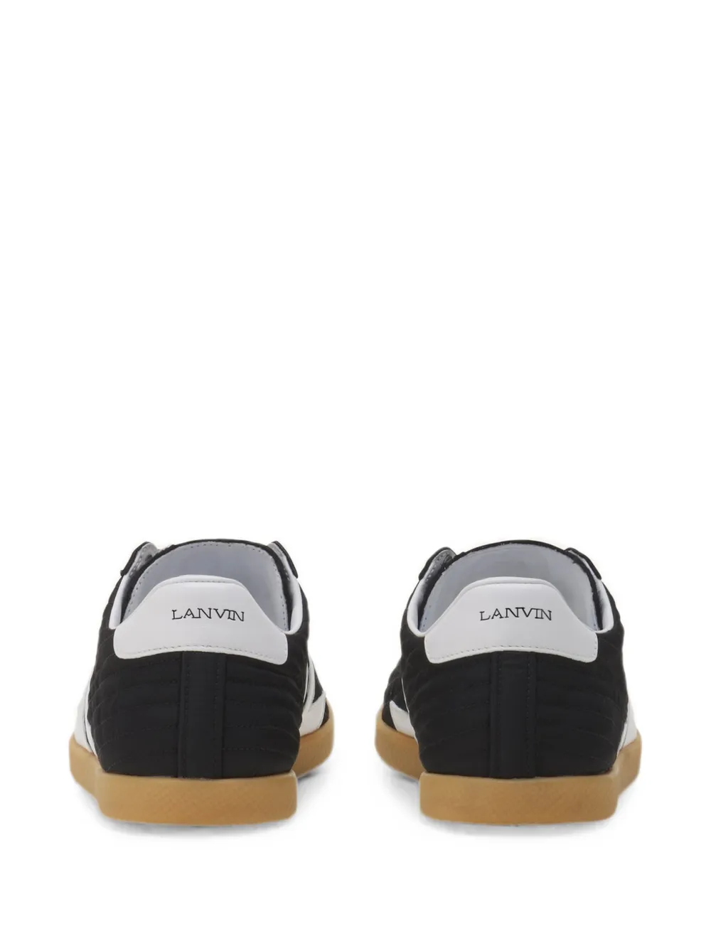 Lanvin Glen quilted sneakers Zwart