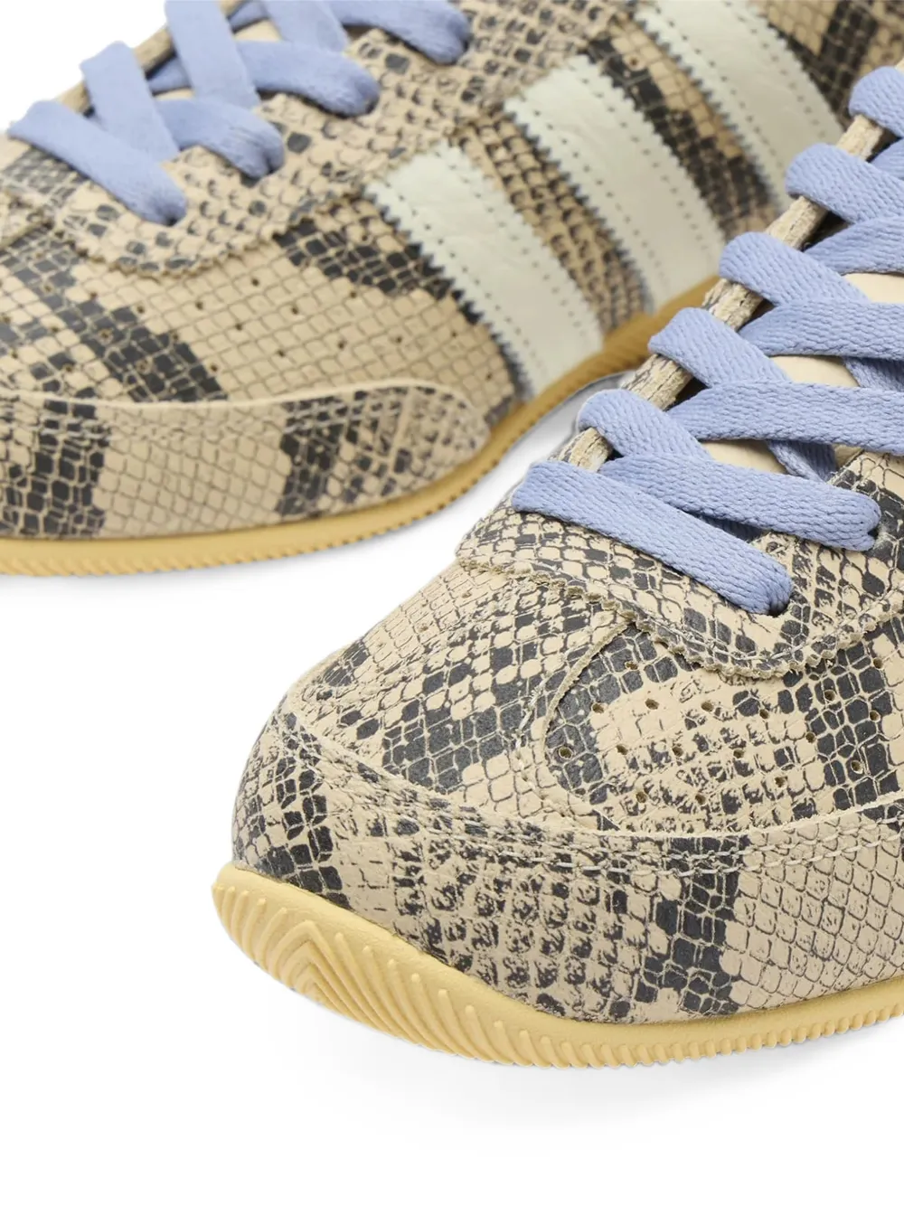 adidas Japan Decon snakeskin-effect sneakers Beige