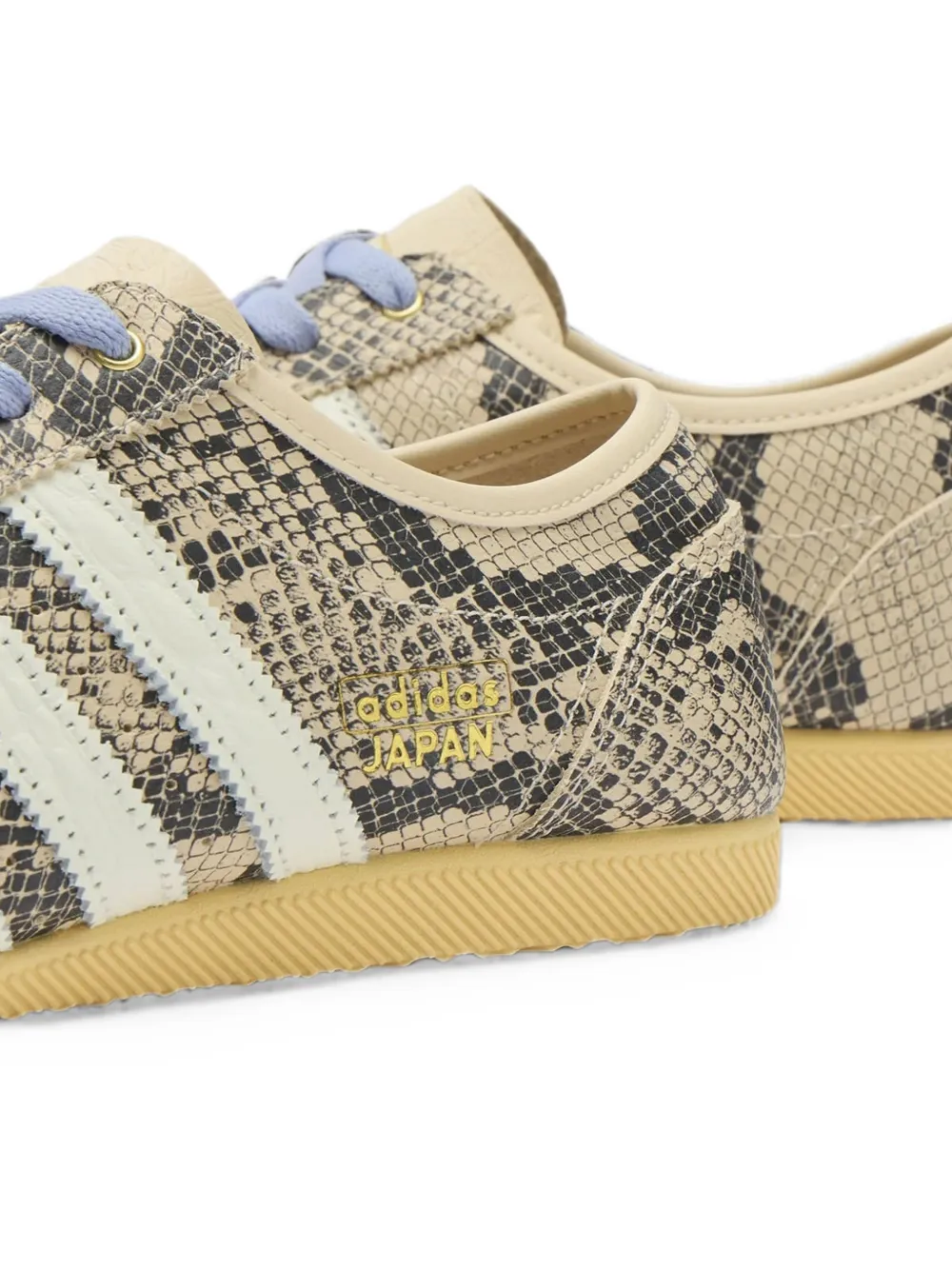 adidas Japan Decon snakeskin-effect sneakers Beige